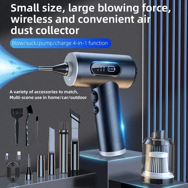 BlowMe 2 in 1 Air Duster Vaccum Cleaner