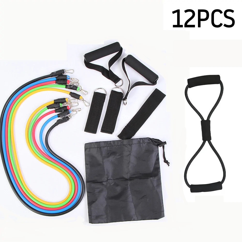 17 Pieces Resistance and Booty Band Set