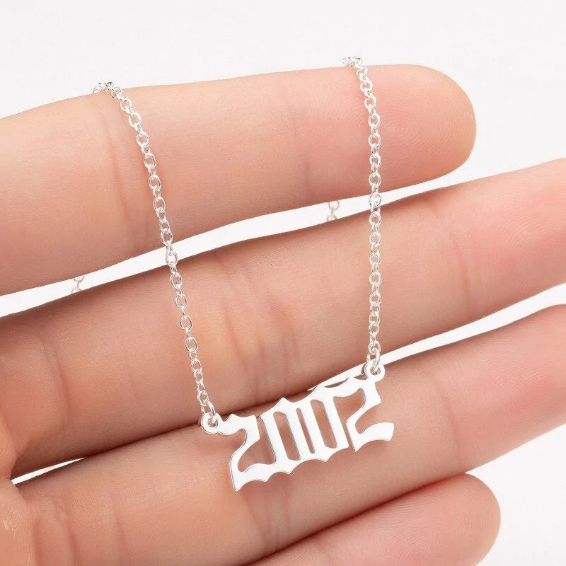 Women's Birth Year Necklace