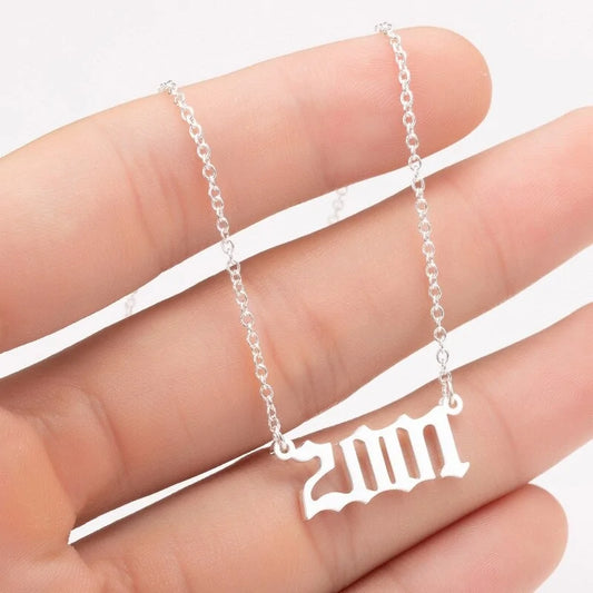 Women's Birth Year Necklace